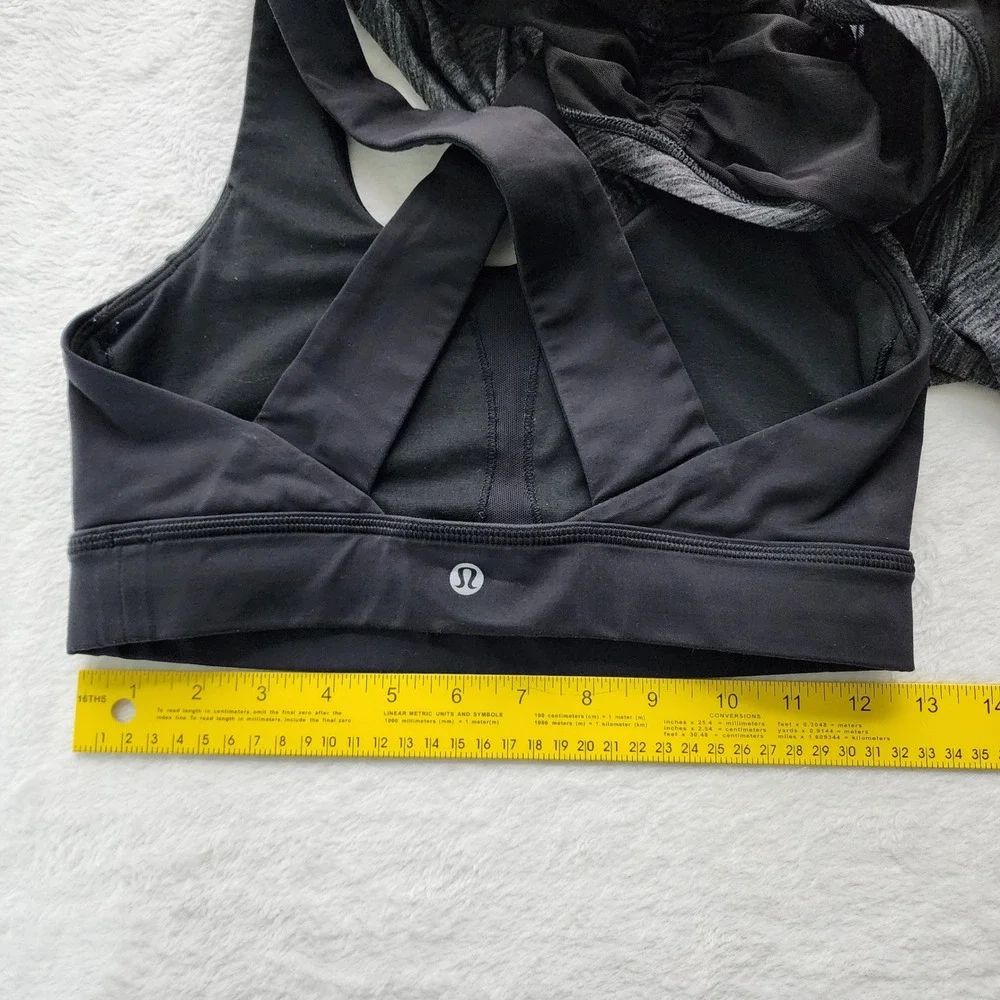 Lululemon Work The Circuit Tank Top Womens 6 Mesh Back Built in Sports Bra Yoga - Picture 12 of 13